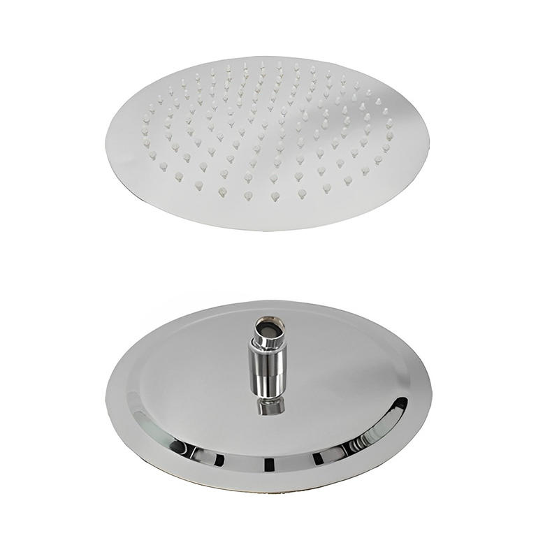 OJ-R010 Kúpeľňová hlavová sprcha s okrúhlym dizajnom v plnej veľkosti Sprchová hlavica z nehrdzavejúcej ocele